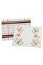 Hazel |   Leaf and Plaid Patterned 2-Piece American Service Set, 35 X 45 cm - 4