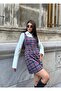 Women's Plaid Patterned Gilet Dress