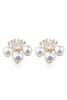 Faux Pearl Stud Earrings - 3