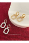 Embellished Dangle Earrings - 2