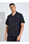 Charcoal Solid Pocket Detail Shirt and Straight Leg Pants Pyjama Set - 2