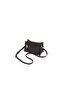 Coffee Brown Plain Crossbody Bag - 5
