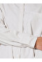 Beige Solid Long Sleeves Shirt and Wide Leg Trousers Set - 3