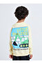 Boys Yellow Graphic Print Regular Fit Sweatshirt - 5