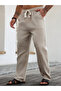 Men Beige Comfort Cotton Pants - 3