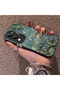 Vivo Y04 Compatible Retro Oil Painting Apricot Blossom Pattern Case, Full Lens Protection - 2