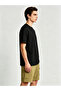 Men Black Round Neck Short Sleeve T-Shirt - 6