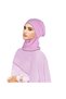 قبعة حجاب وردية مطوية - 2