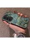 Samsung Galaxy S25 Compatible Retro Oil Painting Apricot Blossom Pattern Case, Full Lens Protection - 2
