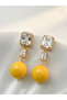 Faux Pearl Dangle Earrings
