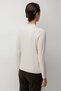 Women's Staple Detailed Stitched Knitwear Sweater 10349 Ecru - 5