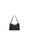Coffee Brown Plain Crossbody Bag - 4
