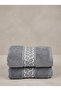 Yula Set of 2 Embroidered Hand Towels 50X90 cm - 2