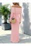 Rochie maxi, roz - L - 7