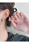 Embellished Huggie Earrings - 3