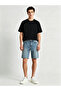 Men Black Plain Knitted Round Neck T-Shirt with Short Sleeves - 4