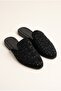 Women's Shiny Stone Detailed, Pointed, Closed-Toe House Slippers - 4