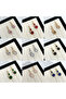 Embellished Dangle Earrings - 3