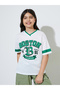 Teen Girls Off White Graphic Print Oversized Sport T-Shirt - 3