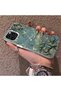 iPhone 13 Pro Compatible Retro Oil Painting Apricot Blossom Pattern Case, Full Lens Protection - 2