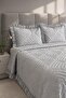 Ruffle Pine 3 Piece Double Pique Set Gray - 2