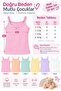 6-Piece Girls' Modal Strap Tank Top 48% Modal 47% Cotton 5% Elastane Flexible Comfortable 3-10 Years Old - 4