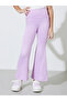 Girls Off White Printed Oversized Hoodie and Solid Lilac leggings Set - 5