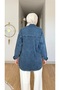 Women's Stone-Washed Denim Shirt - 2