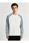 Men Color Block Long Sleeve Round Neck T-Shirt - 5