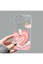 حافظة سيليكون شفافة متوافقة مع هاتف iPhone 13، نمط السماء المرصعة بالنجوم، نمط الدب اللطيف، حماية للكاميرا ضد الصدمات