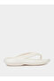 Off White Comfort Beach Flip Flops