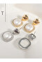 Faux Pearl Dangle Earrings - 2