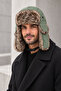 Unisex Pilot Beanie with Headphones, Fur-Lined Winter Hat - 5