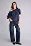 100% Cotton Relax Fit Boat Neck Basic T-Shirt H6703Ax26Sm - 3