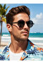 Round Black Sunglasses - 2