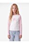 Long Sleeve Crew Neck Cotton Star Printed T-Shirt