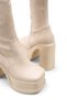 Siri Pia Women's High Heeled Boots 00122060 Beige - 4