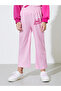 Girls Pink Graphic Print Oversized Hoodie and Joggers Set - 5