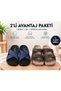 Pack of 2 Unisex House Slippers, Outdoor Slippers, Comfortable Sole (Set of 2)