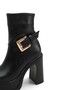 Selene Sola Women's High Heeled Boots 00122030 Black - 7