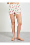 Short Sleeve Cherry Print Pajama Set - 4