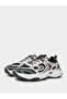 Black Chunky Mesh Sport Sneakers - 2