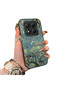 Retro Oil Painting Apricot Blossom Pattern Case for Redmi Note 14 Pro 4G/5G Compatible, Full Lens Protection
