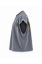 Bat Wing Printed Gothic Boxy Oversize Sleeveless T-Shirt - Anthracite - 3