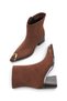 Carina Alba Women's Pointed Toe Heeled Boots 00124000 Brown Suede - 5