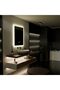 Rectangular LED Mirror, 60x80cm, ELANCEE MotionGlow Marcello Sensor, Defog System, Clock & Thermometer, Dimmable - 3