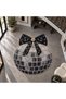 Aura Bowknot Disco Ball Patterned Woven Base Decorative Carpet Auraplus12 - 3