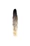 Buckle Protein Fiber Synthetic Ponytail - Dark Brown Auburn Platinum Ombre - 3