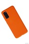 Spt-Gld Newface Galaxy S20 Case Nano Inside Velvet Silicone (131749) - Orange - 2