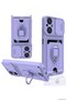 Spt-Gld Newface Poco M5 Case Zuma Silicone with Business Card Holder and Ring (131657) - Lilac